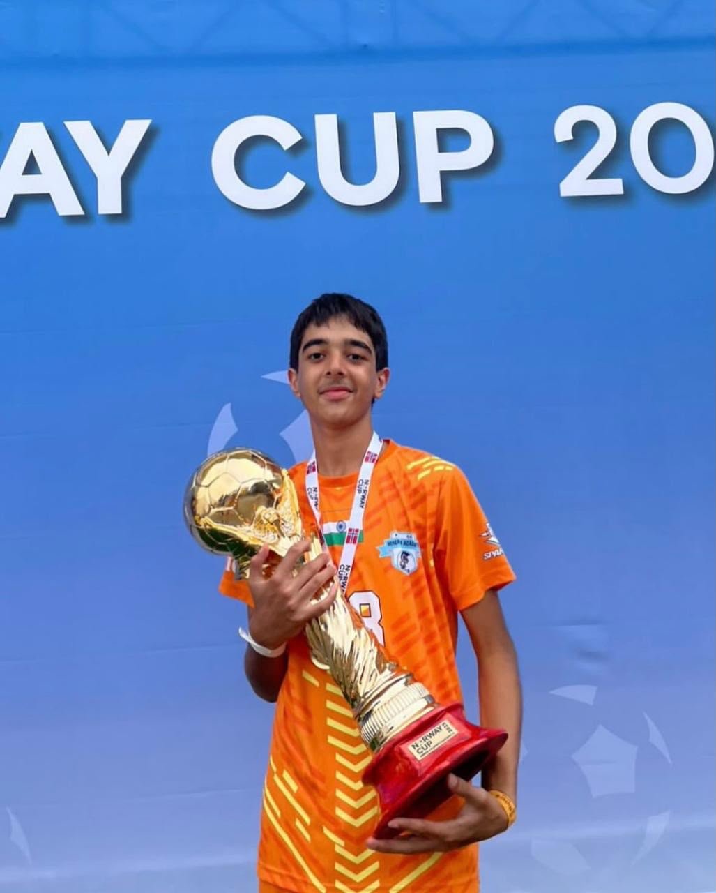 Jalandhar footballer Ryan Sharma is emerging as a rising talent.