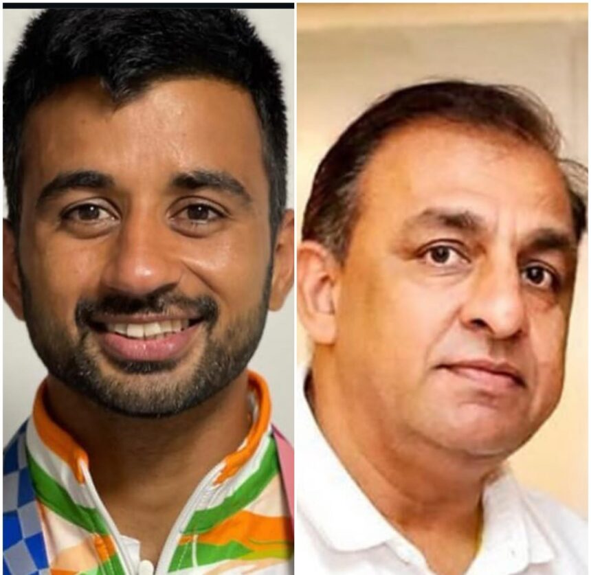 Hockey Punjab President Nitin Kohli congratulated Olympian Manpreet Singh on setting a record.